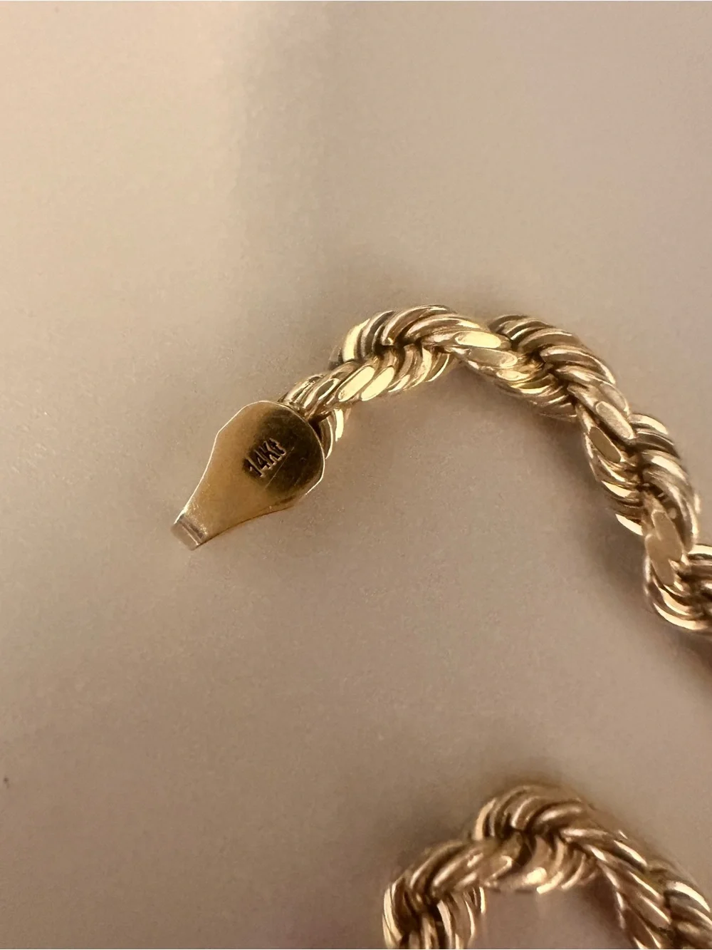 14k solid gold bracelet 30 grams